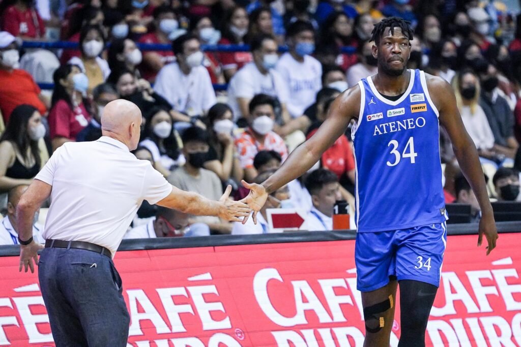 Ange Kouame of the Ateneo Blue Eagles [UAAP photo]
