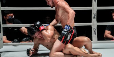 Dave Bangguigui suffers first ONE loss at the hands of Zakirov on Aug. 11, 2023 [ONE Championship photo]
