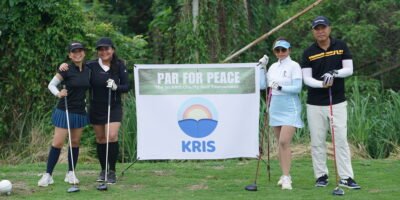 Players took to the fairways of South Forbes to raise funds for peace