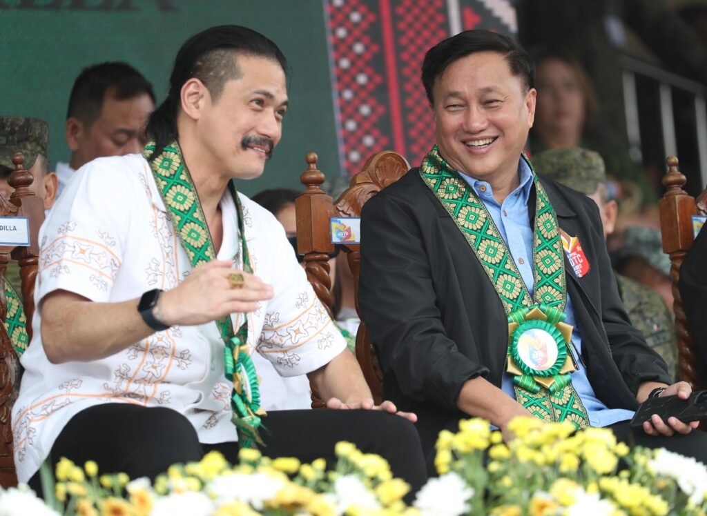 Sen. Francis Tolentino and Sen. Robinhood Padilla graces the kick-off of Philippine ROTC Games 2024. [photo credit: PSC media partners]