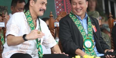 Sen. Francis Tolentino and Sen. Robinhood Padilla graces the kick-off of Philippine ROTC Games 2024. [photo credit: PSC media partners]