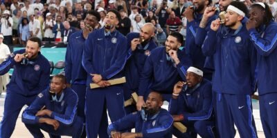 The 2024 USA Basketball Team that won the gold in Men's Basketball in Paris. [photo credit: USA Basketball Instagram]