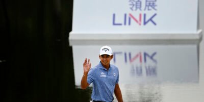 Nitithorn Thippong leads the way at the Link Hong Kong Open with a sizzling 8-under 62! [Picture by Paul Lakatos]