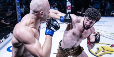 Rasul Magomedov def. Łukasz Olech via unanimous decision [BRAVE CF photo]