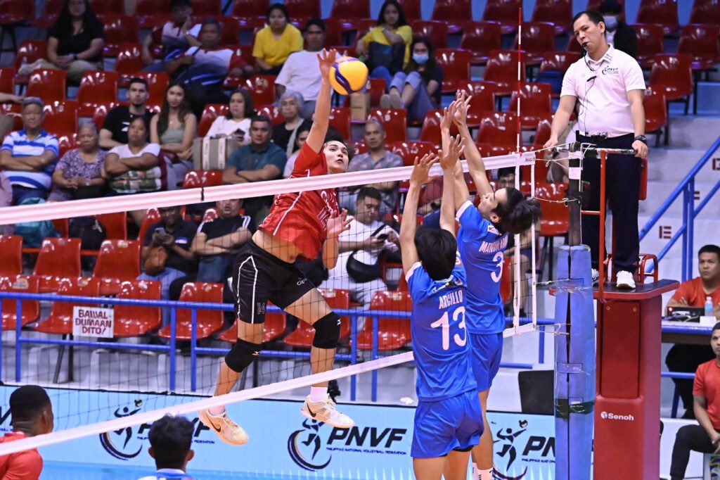 Cignal HD Spikers in action as they battle for a crucial semifinal spot at Spikers’ Turf 2024 [Spikers' Turf images]