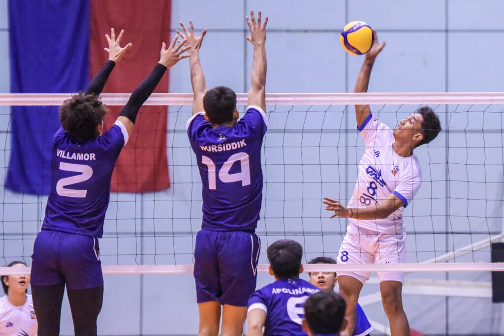 United in triumph: The VNS Griffins overcome challenges to secure a pivotal win in the Spikers’ Turf Invitational Conference. [Spikers' Turf photo]