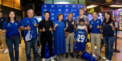 The lucky winners of three ‘one-of-a-kind’ shirts - two autographed by Chelsea legend Gianfranco Zola and one by award-winning player Cole Palmer - posed for a photo with the legend (fifth from left) after their generous bids in the live charity auction during the pre-match dinner party. In line with Ascott's and Chelsea's commitment to promoting disability inclusion, the proceeds from the auction were donated to the Goh Chok Tong Enable Fund (GCTEF), which supports individuals with disabilities.