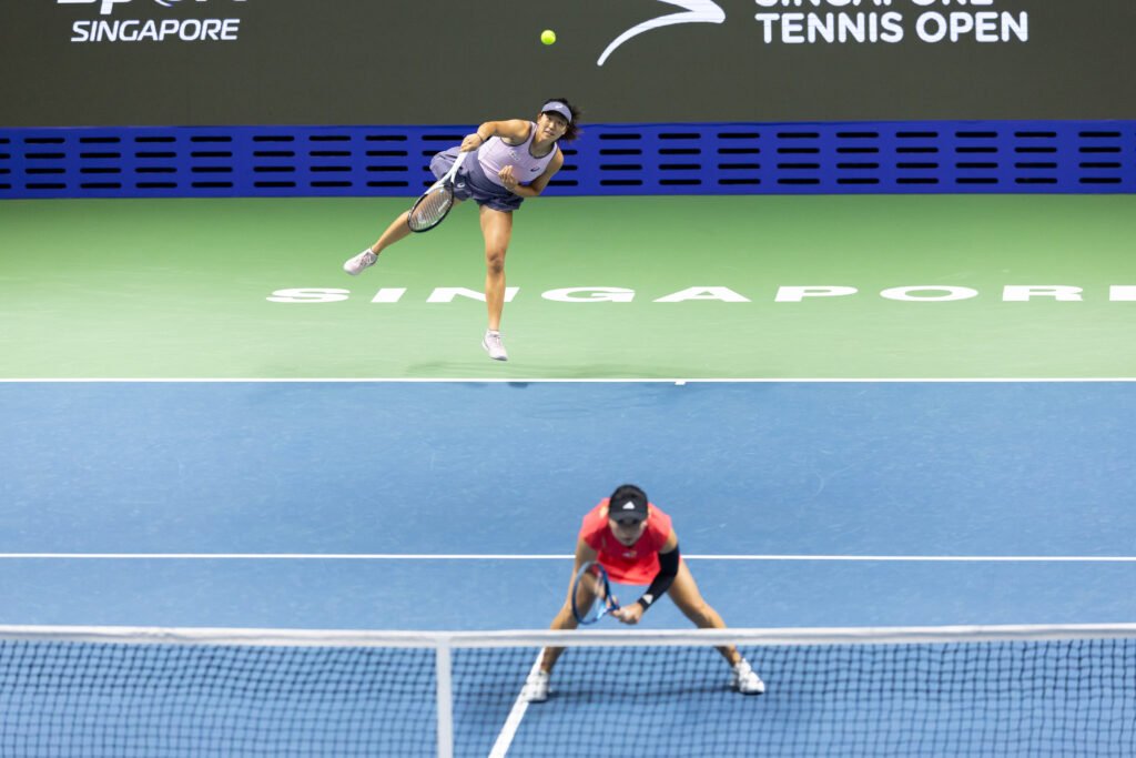 Moyuka Uchijima & Yifan Xu [Credit: WTA | Ashok Kumar]