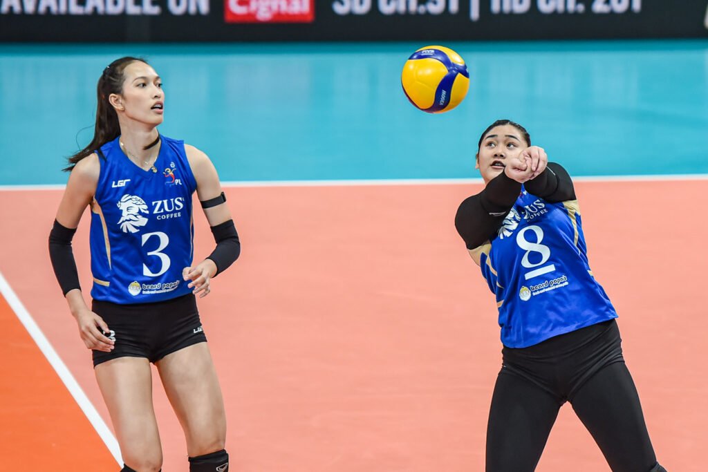 Cloanne Mondonedo orchestrated ZUS Coffee’s offense with 24 excellent sets and clutch plays. [PVL photo]