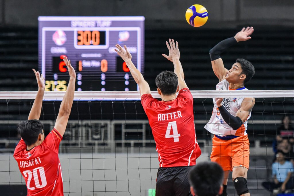 Jude Garcia leads Criss Cross in scoring as they secure a 13-0 record heading into the Finals. [Spikers Turf photo]