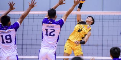 Mark Calado led Savouge’s attack with 15 points, all from spikes. [Spikers Turf photo]