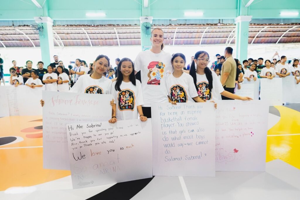 Sabrina Ionescu wraps up her Manila visit and prepares for the next leg of her Asia tour in Guangzhou and Hong Kong.