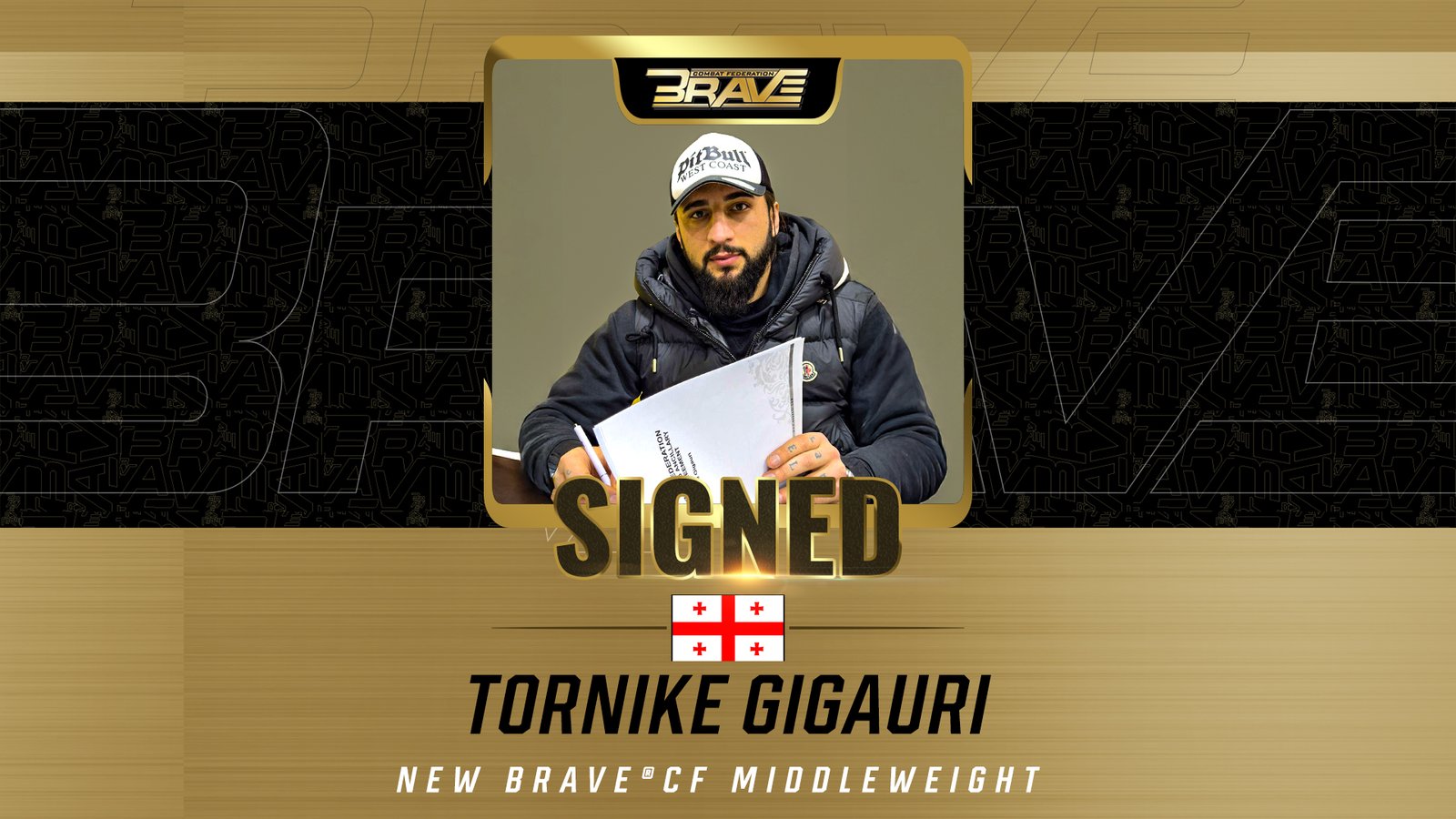 BRAVE CF Signs Undefeated Georgian Middleweight Tornike Gigauri ...