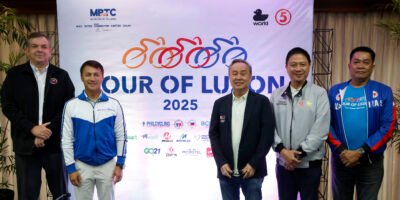 The official launch of the Tour of Luzon brings together top sports officials, sponsors, and cycling teams.