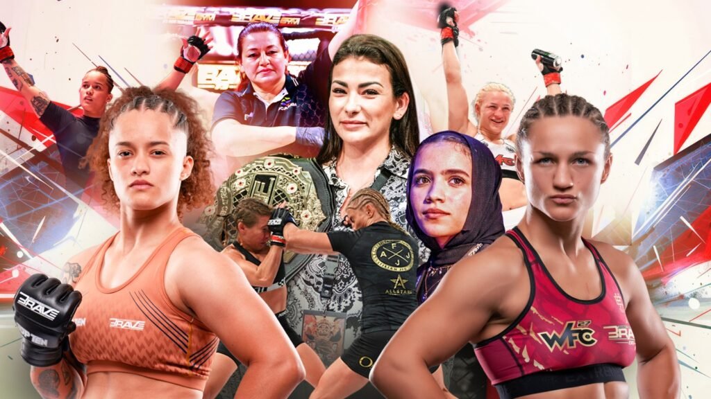 BRAVE CF celebrates International Women’s Day 2025, honoring women in combat sports.