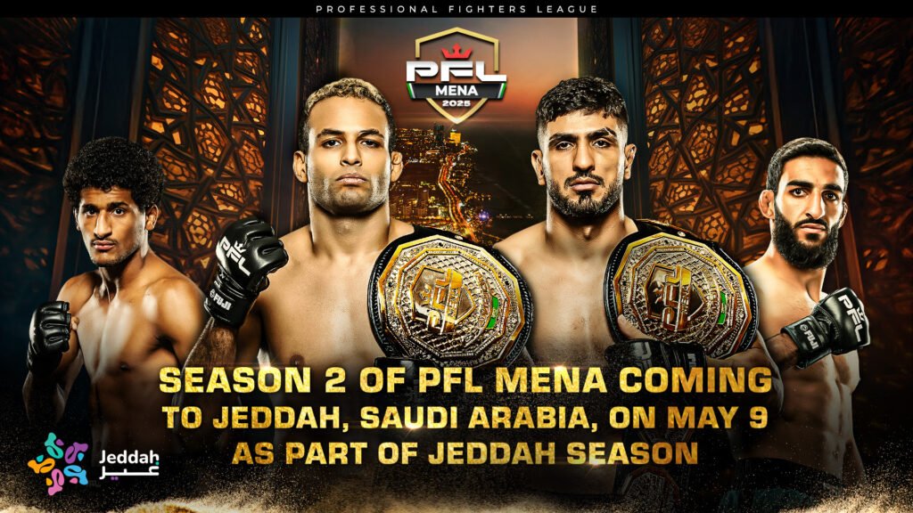 PFL MENA returns to Jeddah for Season 2, bringing top MMA talent to the Middle East.