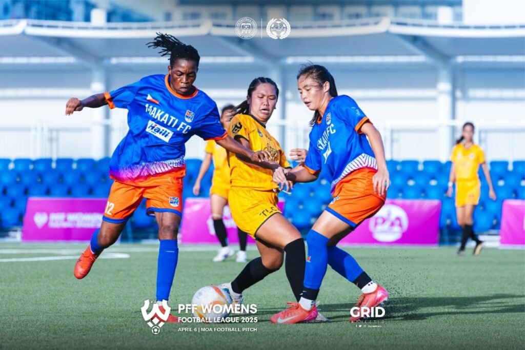 Makati FC continues its unbeaten run with a win over University of Santo Tomas (UST). [photo credit: PFF Facebook page]