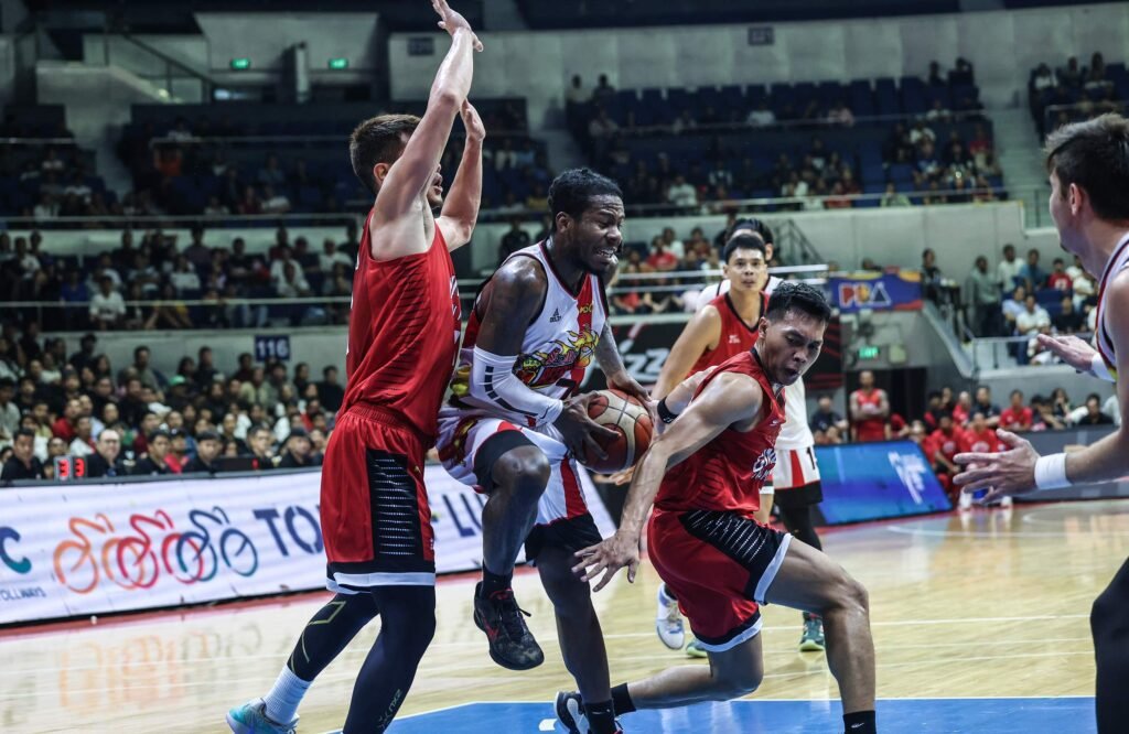 CJ Perez led the Beermen with 23 points and two huge four-pointers [PBA Images]
