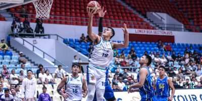Justine Baltazar powers Converge with a commanding double-double to stun TNT at the PBA Philippine Cup 2025. [PBA Images]