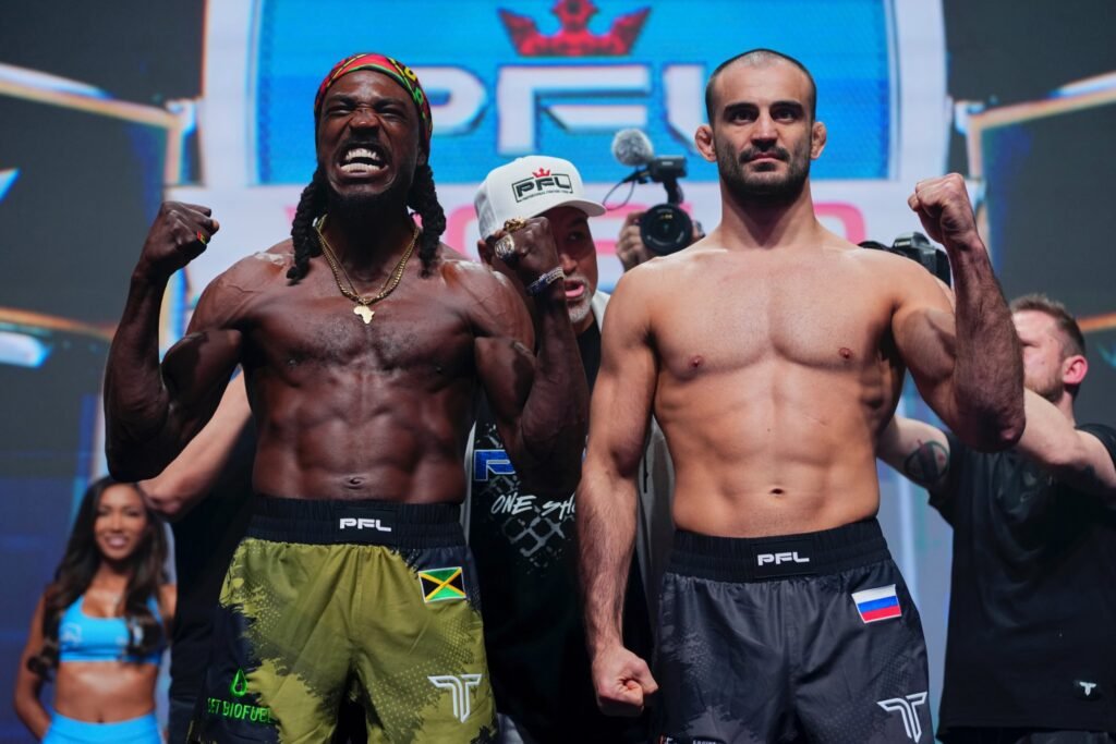 Jason Jackson and Andrey Koreshkov face off ahead of their highly anticipated Welterweight clash.