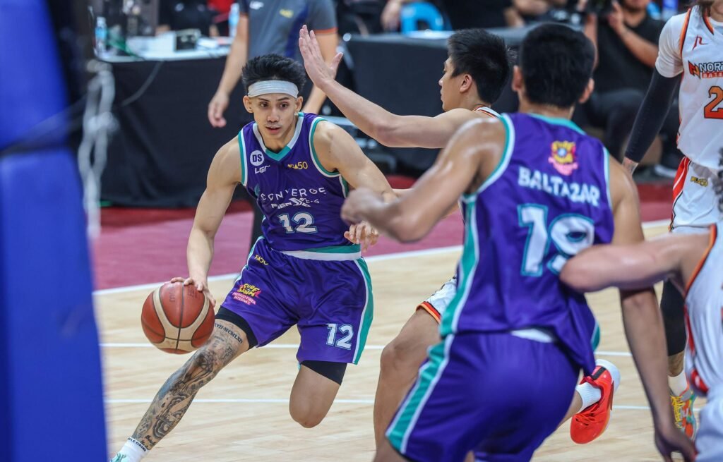 Alec Stockton during Converge’s blowout win over NorthPort at the PhilSports Arena. [PBA Images]