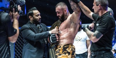 Pavel Dailidko unleashes his power to defend the BRAVE CF Heavyweight Title in Geneva.