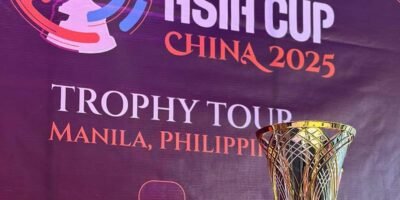 The FIBA Asia Cup Trophy has made its way to the Philippines! A proud moment for women’s basketball!