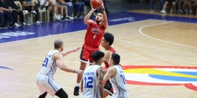 RJ Abarrientos heats up off the bench with a game-high 23 points. [PBA Images]