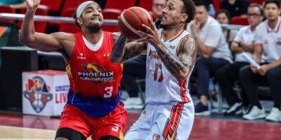Calvin Abueva makes his NorthPort debut with an 18-point outing. [PBA Images]
