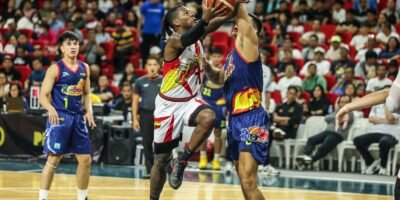 CJ Perez led San Miguel with 33 points in their win over Rain or Shine. [PBA Images]