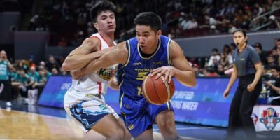 Roger Pogoy erupts in the fourth quarter to give TNT a crucial Game 1 victory. [PBA Images]