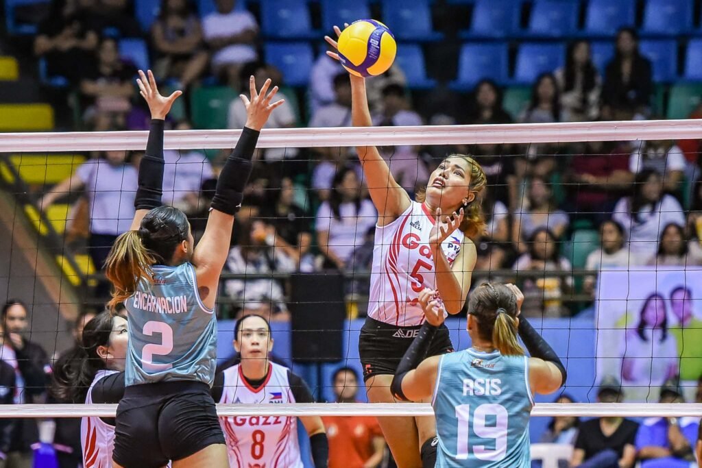 Joy Dacoron during Petro Gazz’s tight win over Galeries Tower. [PVL Images]