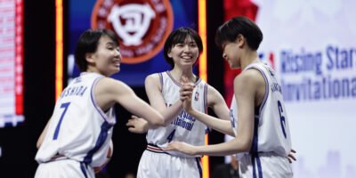 Kyoto Seika Gakuen celebrates a dominant championship win at the NBA Rising Stars Invitational. [photo credit: NBA Rising Stars Invitational]
