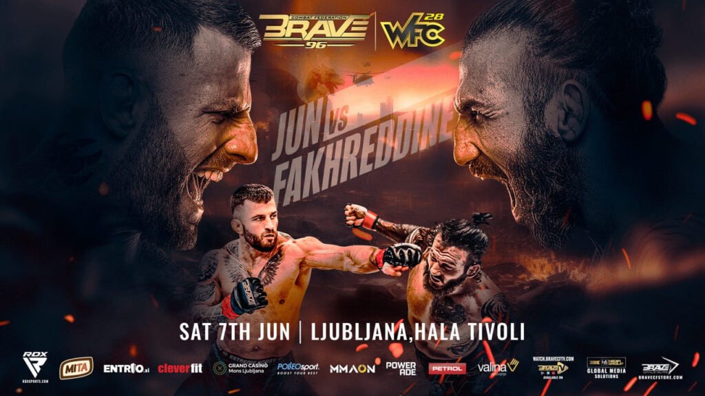 Face-off moment: Jun and Fakhreddine ready for war in Slovenia.