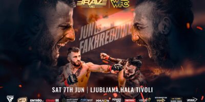 Face-off moment: Jun and Fakhreddine ready for war in Slovenia.