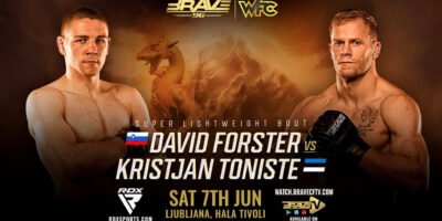 David Forster returns to fight in front of his home crowd at BRAVE CF 96 in Ljubljana.