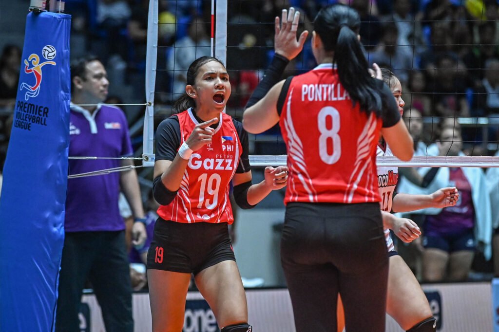 Nicole Tiamzon tallied 16 points and 12 digs to earn Best Player of the Game in Petro Gazz’s comeback win. [PVL Images]