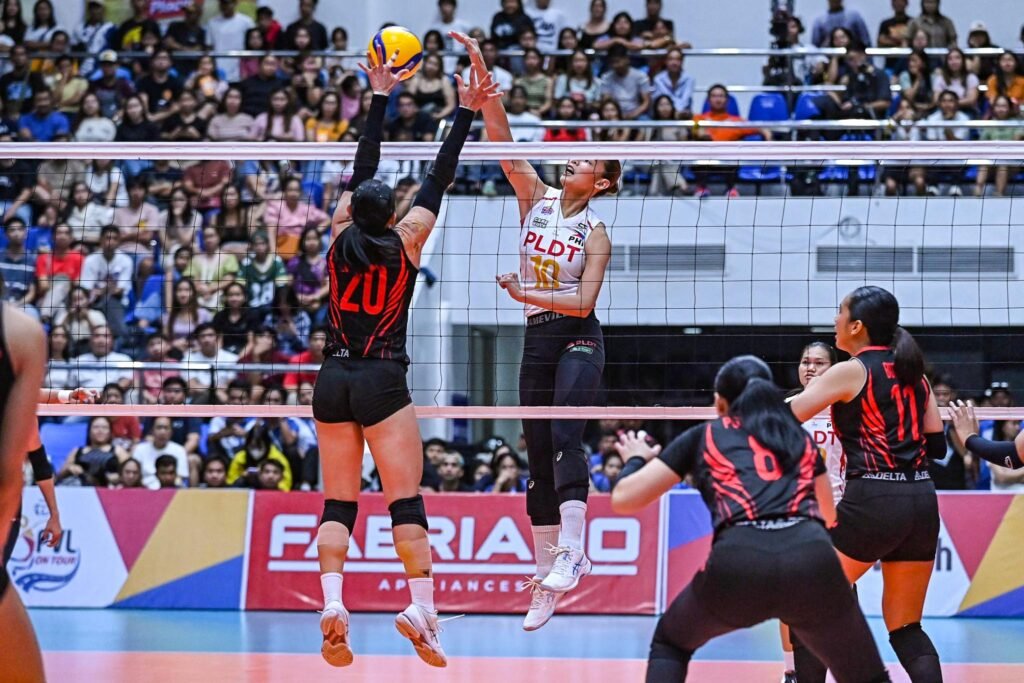 Majoy Baron seals the sweep with three consecutive kills in the final stretch. [PVL Images]