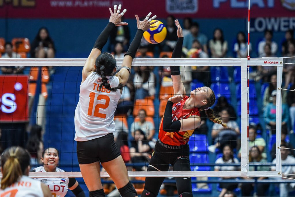 Kiesha Bedonia of PLDT during the crucial third-set comeback versus Farm Fresh. [PVL Images]