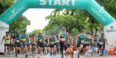 Dog owners got moving with their pets in the 1K Dog Run, combining wellness and fun.