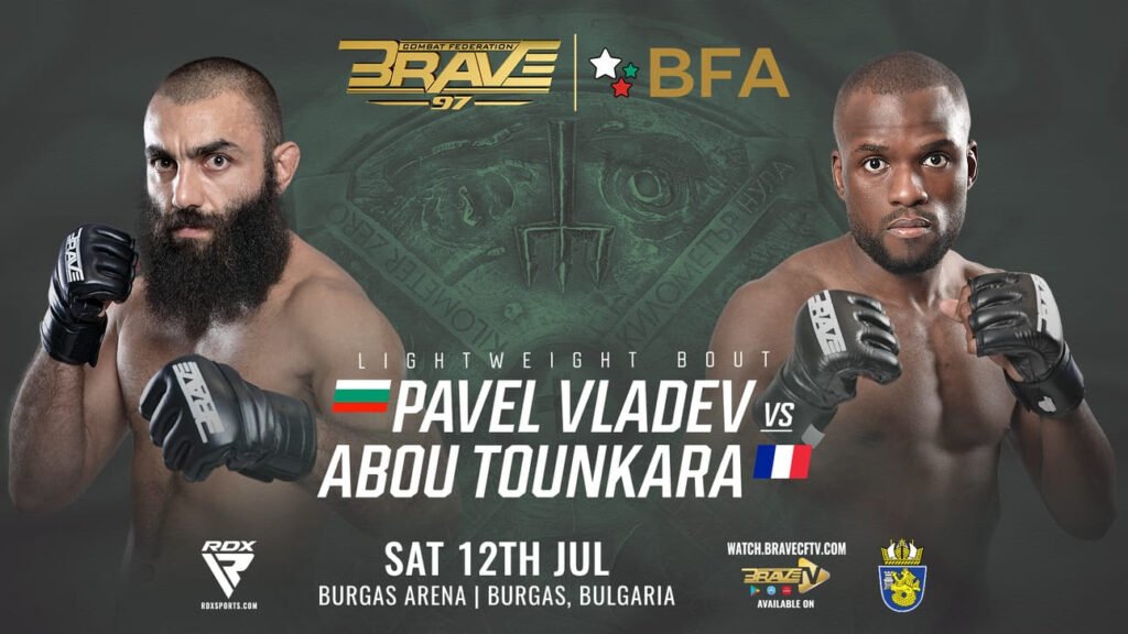 Pavel Vladev eyes another knockout in front of his Bulgarian home crowd at BRAVE CF 97.