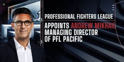 Andrew Mikhail is officially appointed as Managing Director of PFL Pacific to lead MMA growth in Oceania.