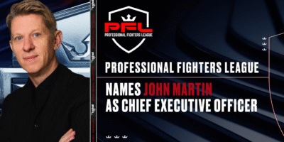John Martin officially named CEO of the Professional Fighters League.
