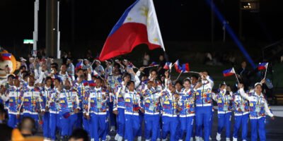Team Philippines athletes light up the opening ceremony at Tianfu International Convention Center. [photo credit: Chengdu World Games 2025]