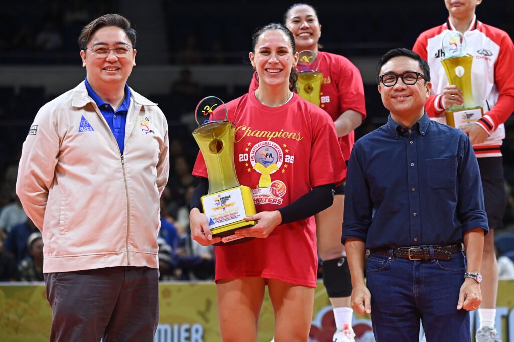 Savannah Davison is crowned MVP of the 2025 PVL Invitational, highlighting a remarkable all-around performance. [PVL Images]