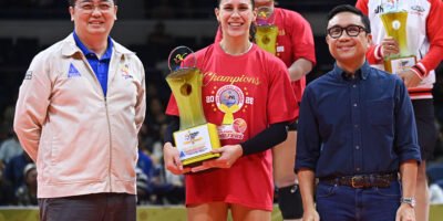 Savannah Davison is crowned MVP of the 2025 PVL Invitational, highlighting a remarkable all-around performance. [PVL Images]