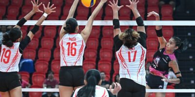 Ivy Lacsina delivers in the clutch! 16 points and the game-sealing blows to carry Akari forward. [PVL Images]