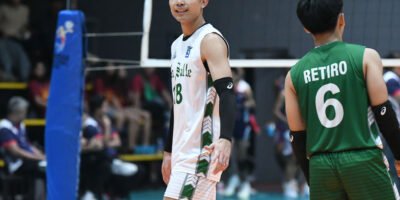 Chris Hernandez powers La Salle with 22 points in their win over Letran at the 2025 V-League Collegiate Challenge. [PVL Images]