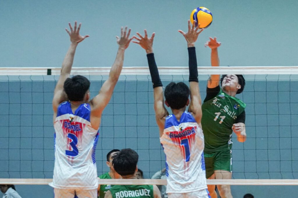 Eugene Gloria rises for a powerful spike during the second set. [PVL Images]
