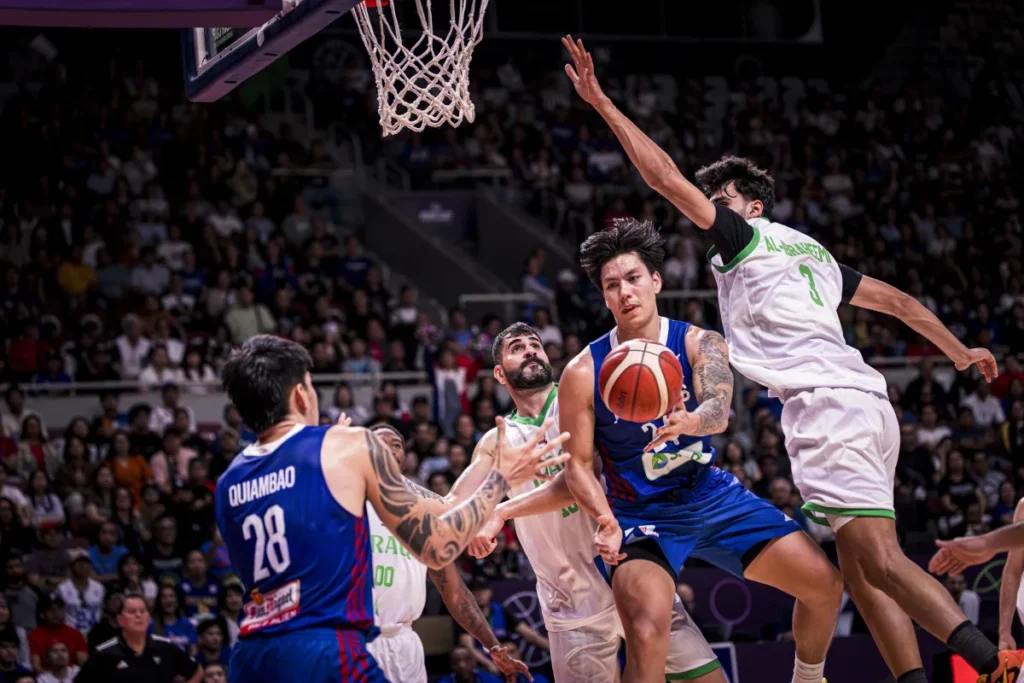 Dwight Ramos leads Gilas Pilipinas with 21 points in their FIBA Asia Cup 2025 win over Iraq. [FIBA.com photo]
